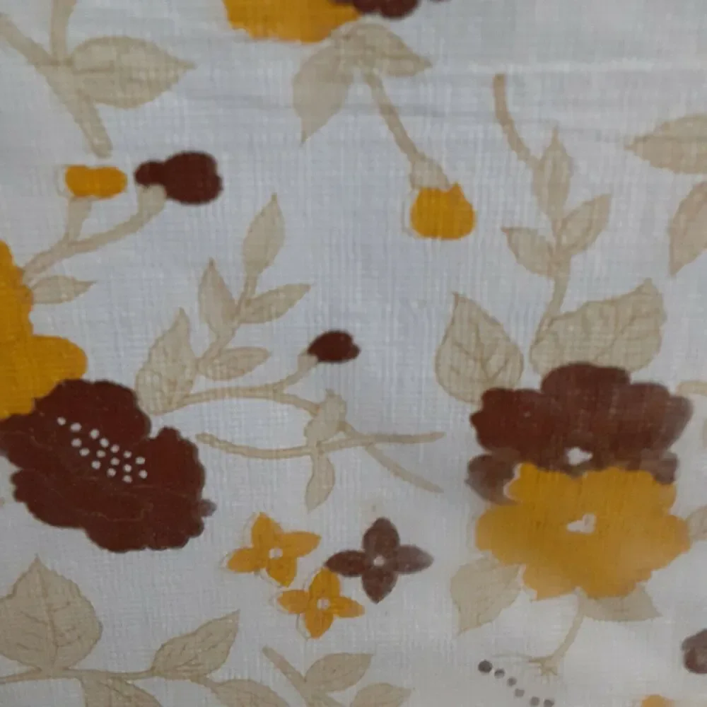 Vintage Smart Set New Vinyl/ Flannel Brown& Goldenseal Tablecloth
